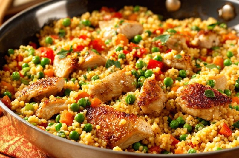 Hähnchen-Couscous-Pfanne
