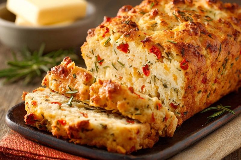Kräuter-Paprika-Brot