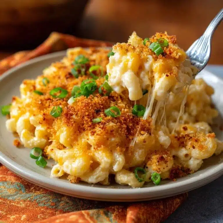 Cremiges Käsemakaroni mit knuspriger Kruste Rezept