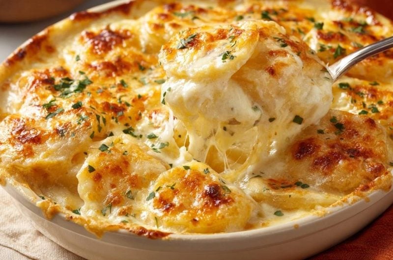 Cremiges Kartoffelgratin (Keine wässrige Soße mehr)