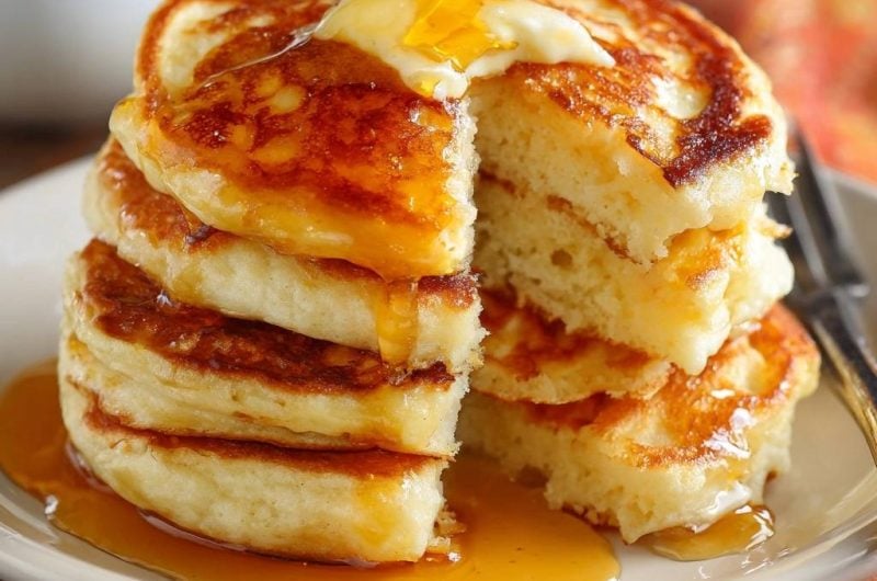 Fluffige Amerikanische Pancakes