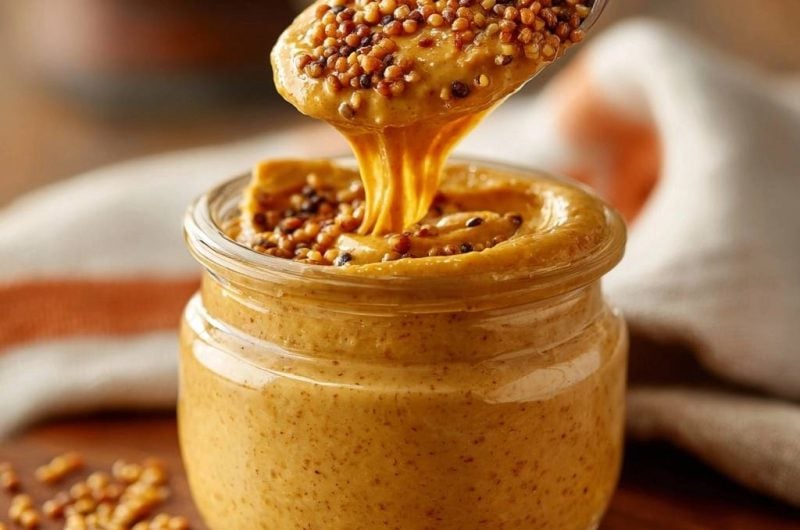 Hausgemachter Grobkörniger Senf