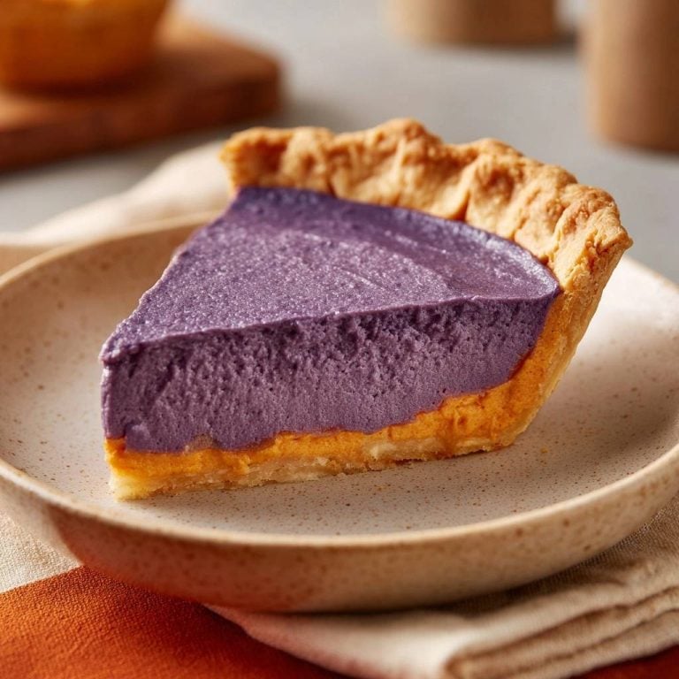 Heidelbeer-Kürbis-Doppeldecker-Pie (Nie wieder matschiger Boden!)