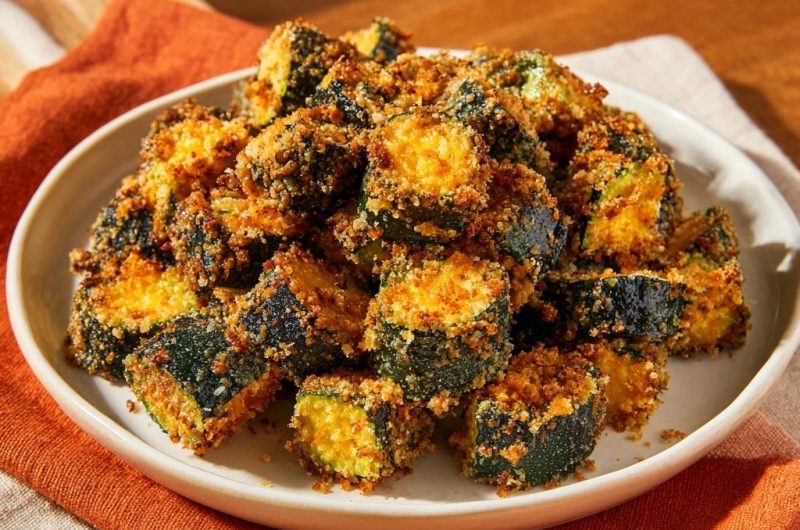 Knusprige Zucchini-Bites (Nie wieder matschige Zucchini!)