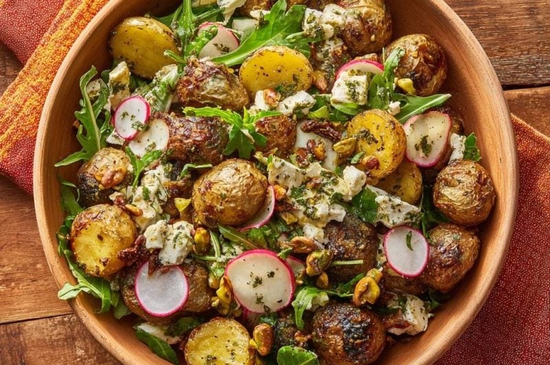 Knuspriger Rucola-Kartoffelsalat