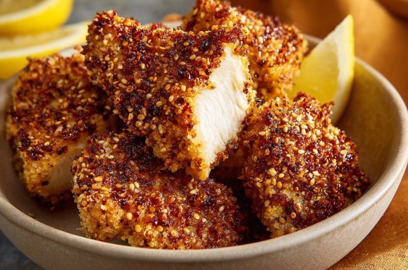 Knuspriges Sesam-Hähnchen