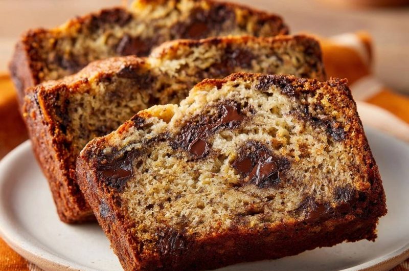 Saftiges Bananen-Schoko-Brot
