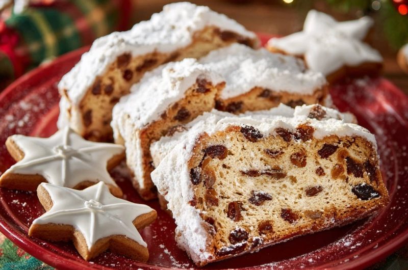Traditioneller Weihnachtsstollen