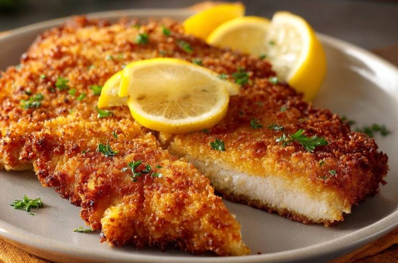 Wiener Schnitzel (Nie wieder matschige Panade!)