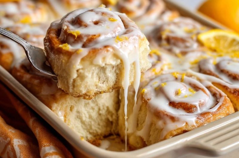 Zitronen-Brioche-Schnecken (Garantiert jedes Mal fluffig)