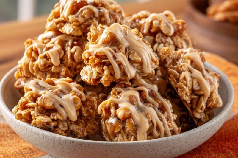 Cornflake-Erdnuss-Cluster