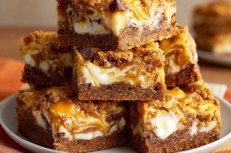 Karamell-Cheesecake-Brownies