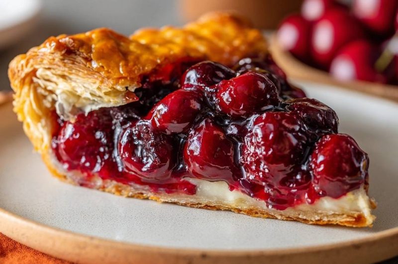 Kirsch-Blätterteig-Tarte