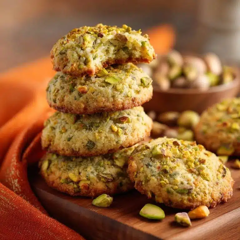Butterige Pistazien-Shortbread (Nie wieder bröselige Kekse)
