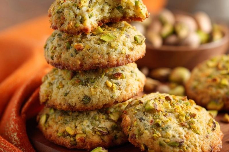 Butterige Pistazien-Shortbread (Nie wieder bröselige Kekse)