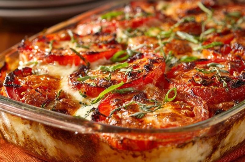 Überbackene Tomaten mit Mozzarella (Keine wässrigen Tomaten mehr)