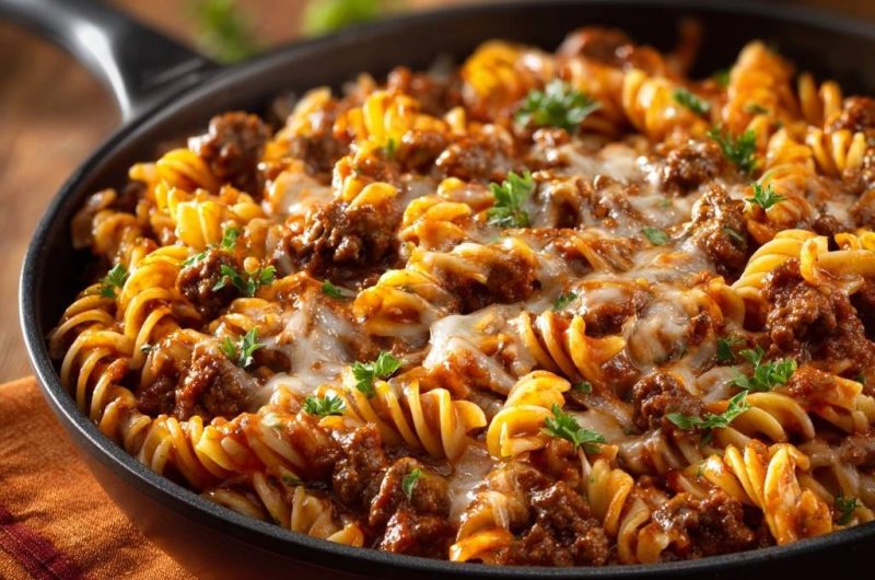 Cremige Fusilli Bolognese (Keine wässrige Soße mehr)