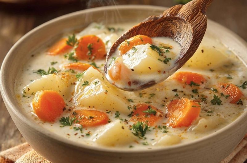 Cremige Karotten-Kartoffelsuppe