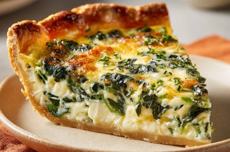 Cremige Spinat-Quiche