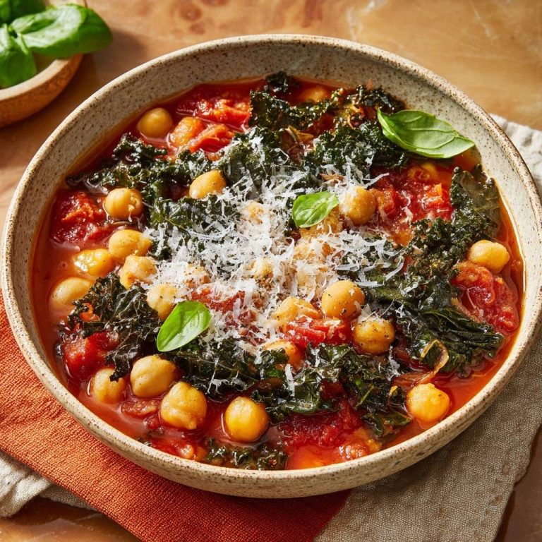 Cremiger Kichererbsen-Grünkohl-Eintopf (Nie wieder zäher Grünkohl!)