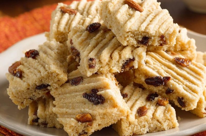 Gerillte Rosinen-Mandel-Kekse (Nie wieder bröselnder Teig!)