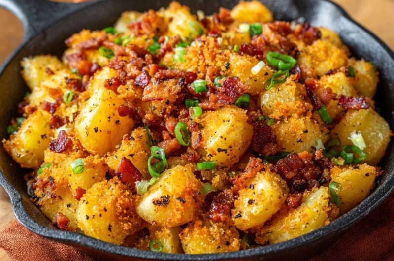 Knusprige Babykartoffeln mit Speck