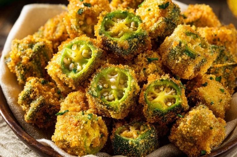 Knusprige Okra-Fritters