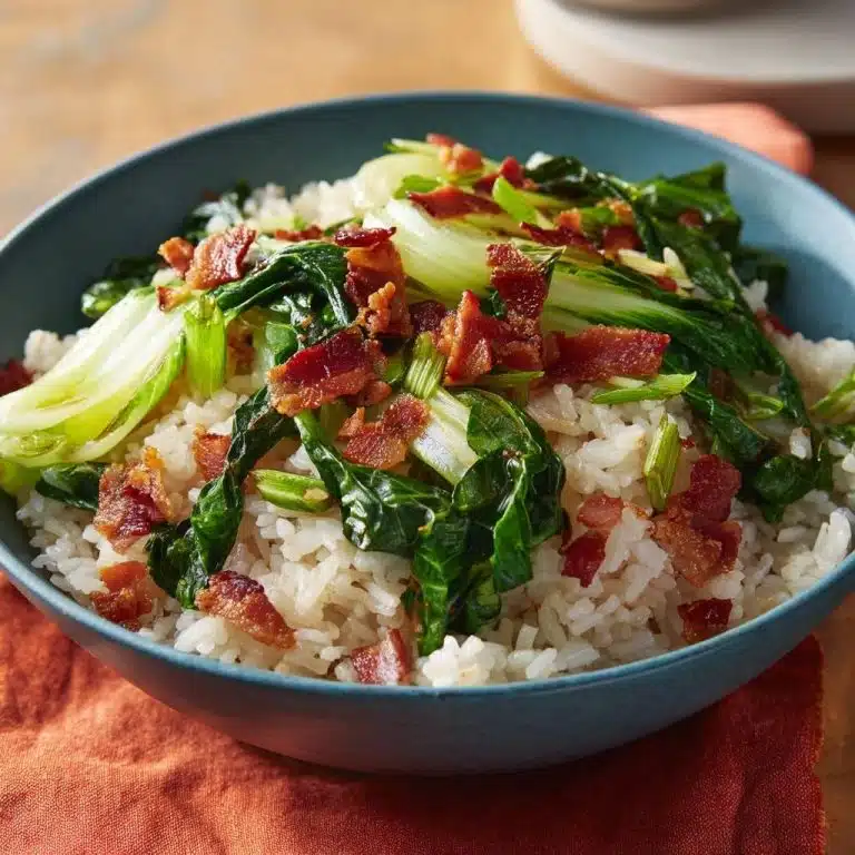 Knuspriger Räuchertofu-Pak-Choi-Reis: Nie wieder matschig!