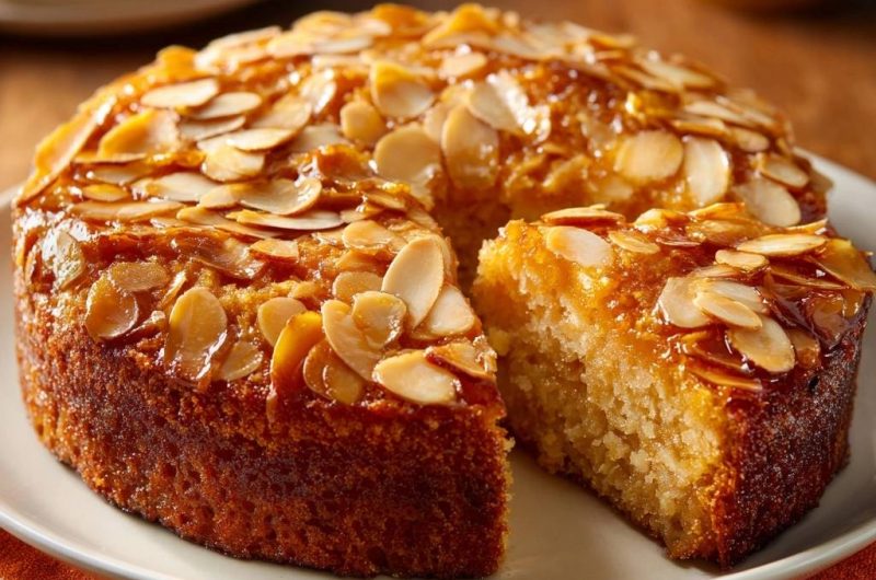 Orangen-Mandelkuchen (Nie wieder trockener Kuchen!)