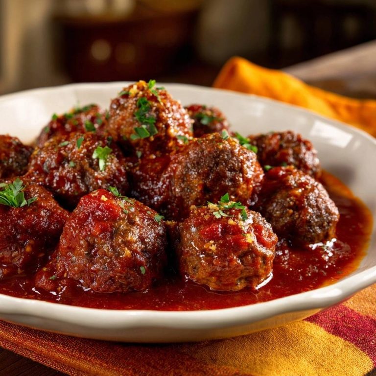 Saftige Hackbällchen in Tomatensoße – Rezept