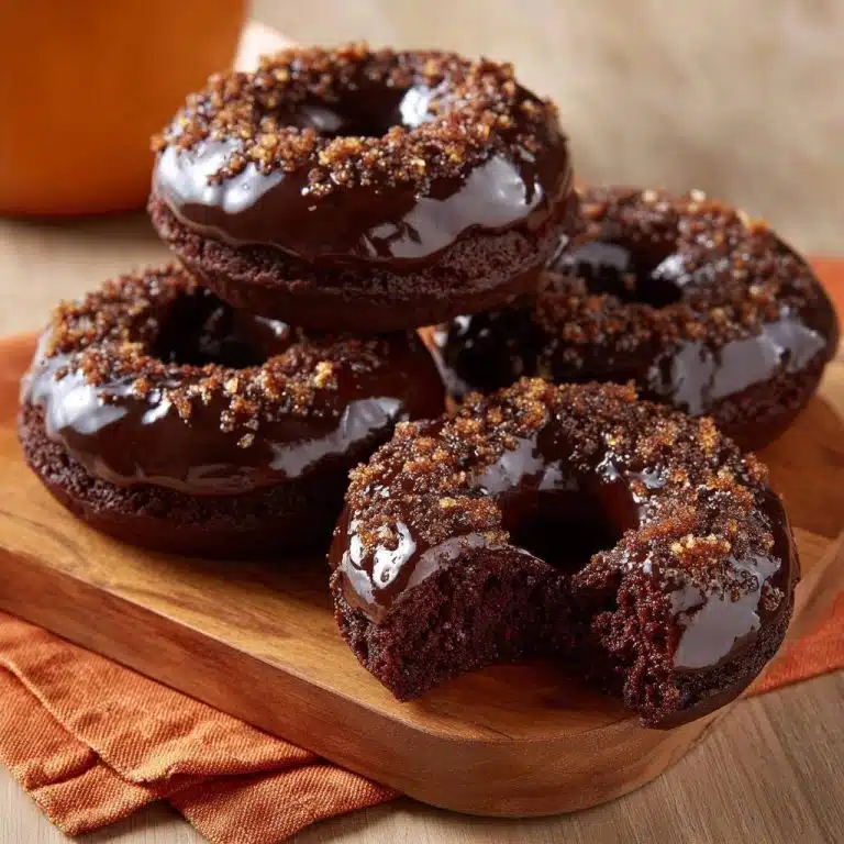 Schoko-Donuts mit Glasur & Zuckertopping: Fluffig backen