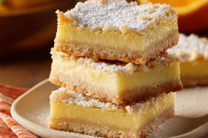 Zitronen-Streuselbars (Nie wieder matschiger Boden!)