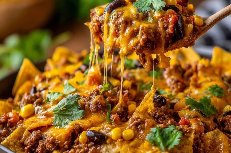 Rindfleisch-Nachos