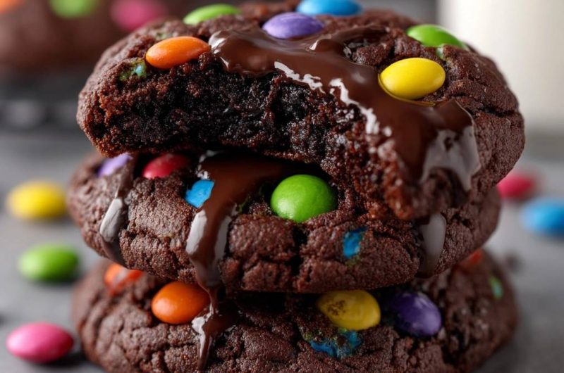Schoko-M&M-Kekse
