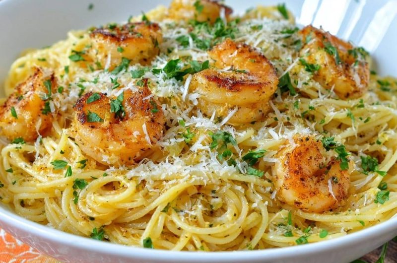 Garnelen-Spaghetti