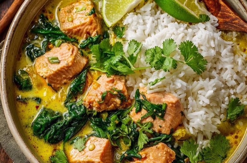 Lachs-Gelbcurry