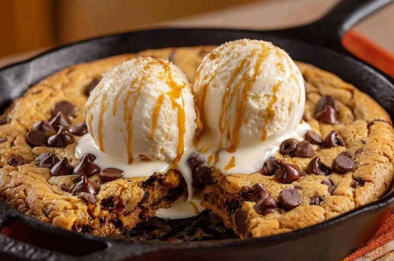 Pfannen-Chocolate-Chip-Cookie