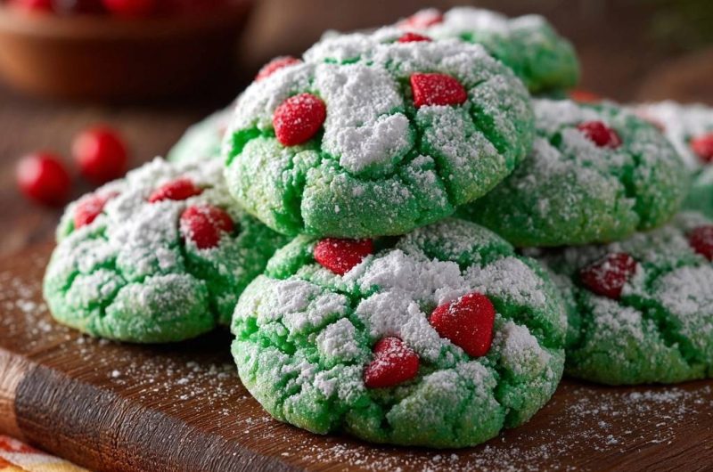 Pistazien-Cranberry-Crinkle-Cookies