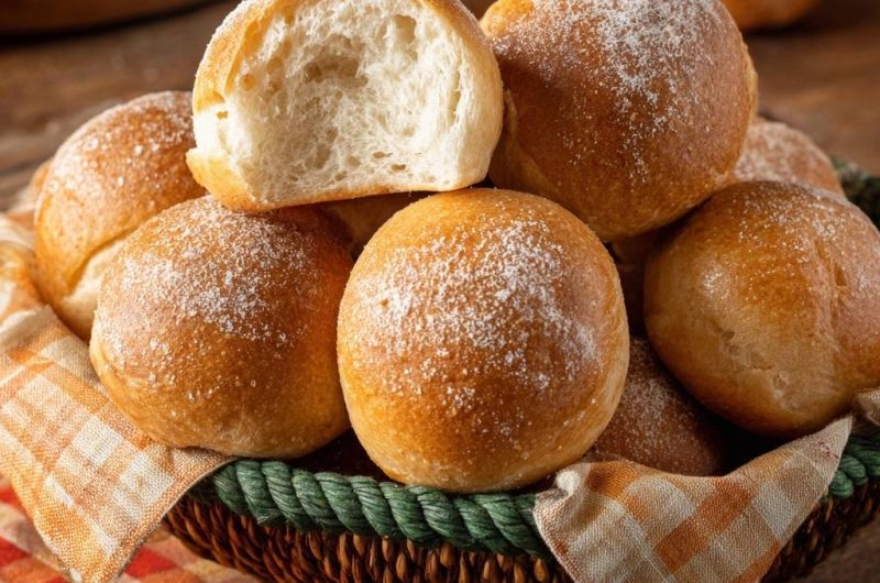 Puderzucker-Brötchen