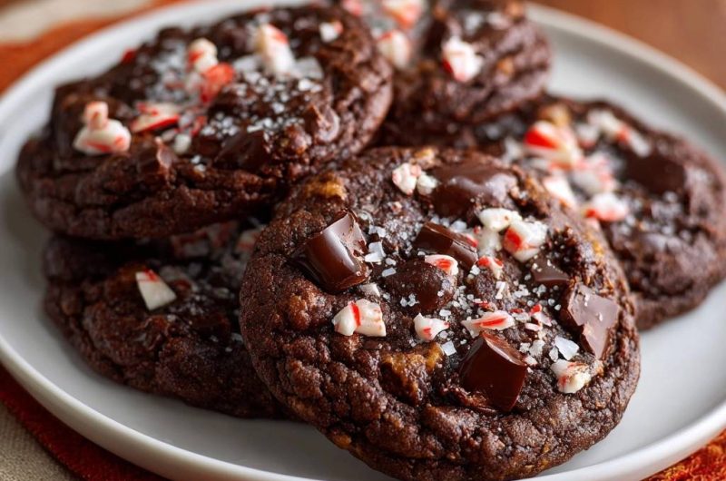 Schoko-Pfefferminz-Cookies