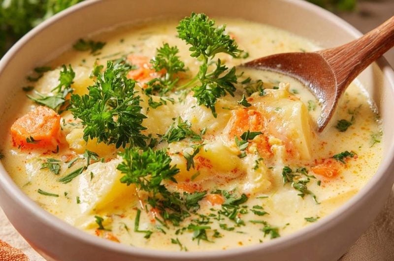 Cremige Kartoffel-Karotten-Suppe