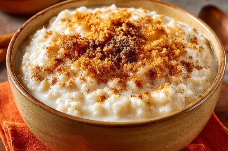Cremiger Milchreis mit Zimt & Zucker