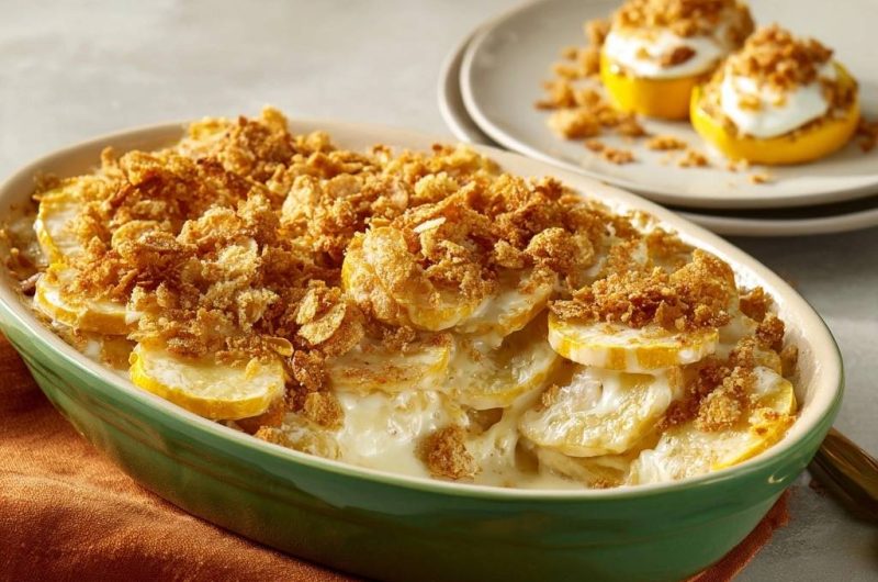 Cremiger Zucchini-Gratin (Nie wieder wässrige Zucchini!)