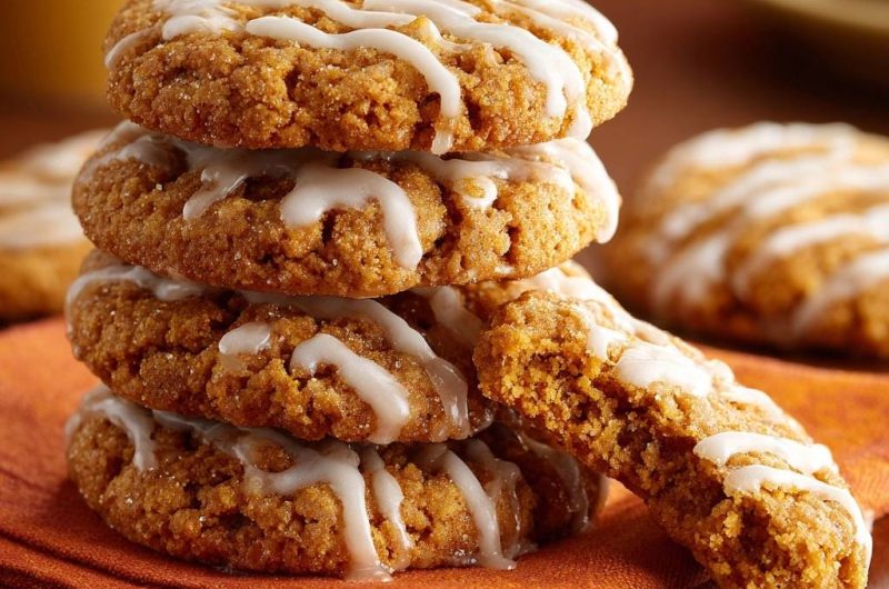 Knusprige Haferkekse mit Zuckerguss (Nie wieder flache Kekse!)