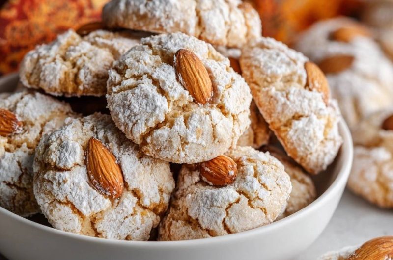 Knusprige Mandelpuderzucker-Kekse (Nie wieder flache Kekse!)