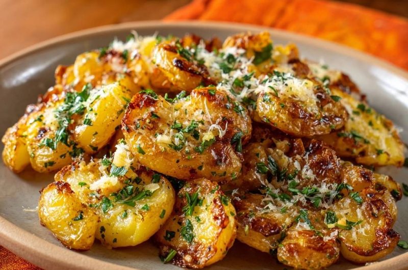 Knusprige Parmesan-Kartoffeln