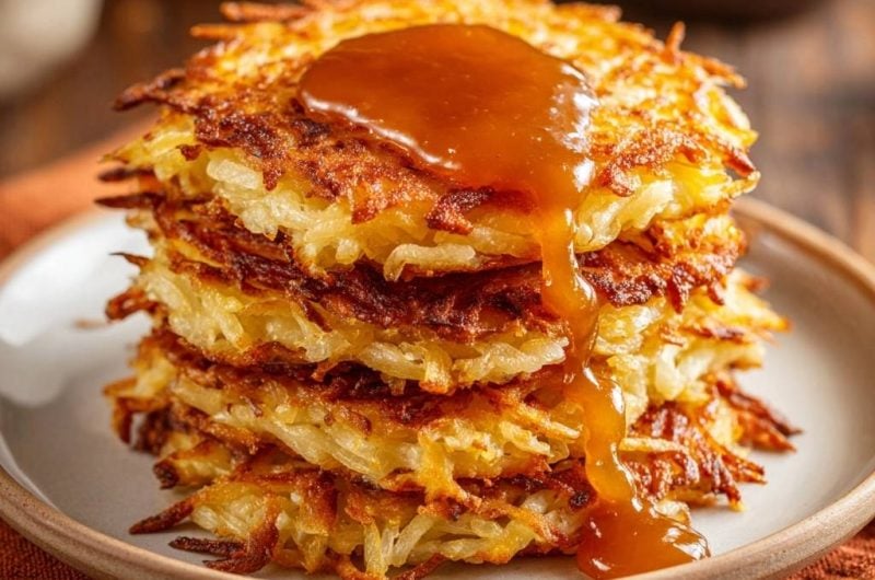 Knusprige Reibekuchen mit Apfelsoße