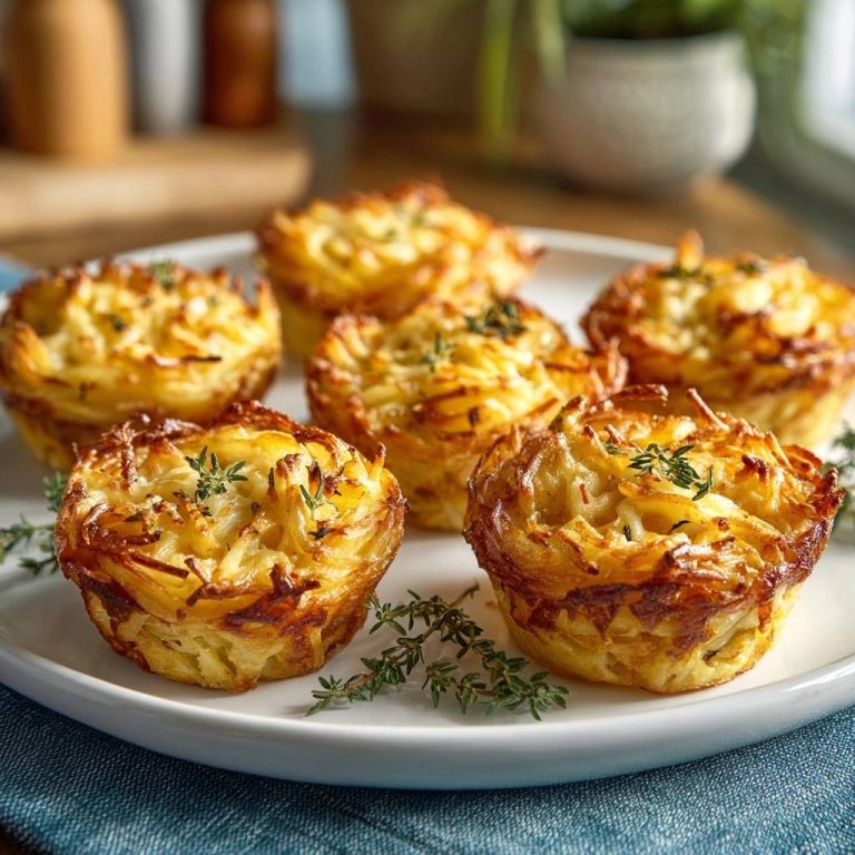 Knusprige Thymian-Kartoffelnestchen Rezept