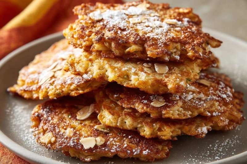 Knusprige Zucchini-Mandel-Latkes