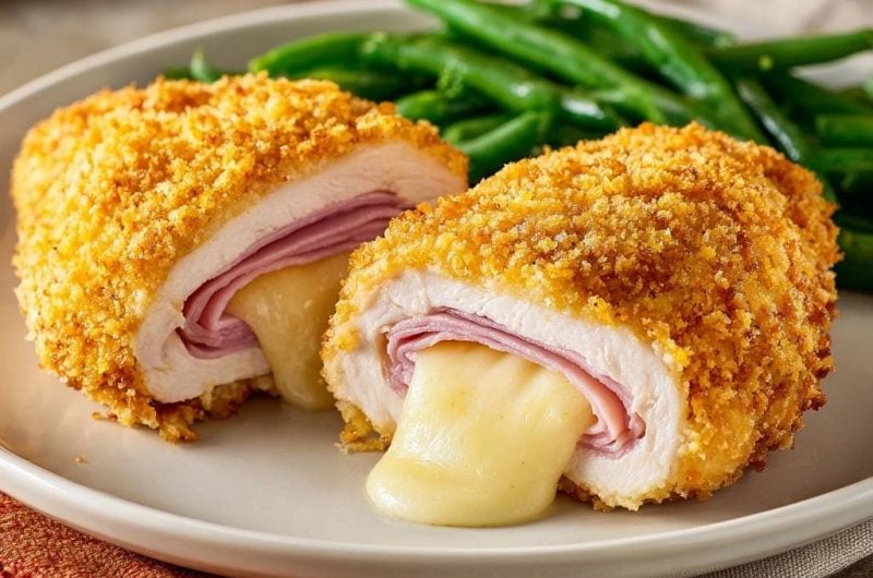 Knuspriges Hähnchen Cordon Bleu